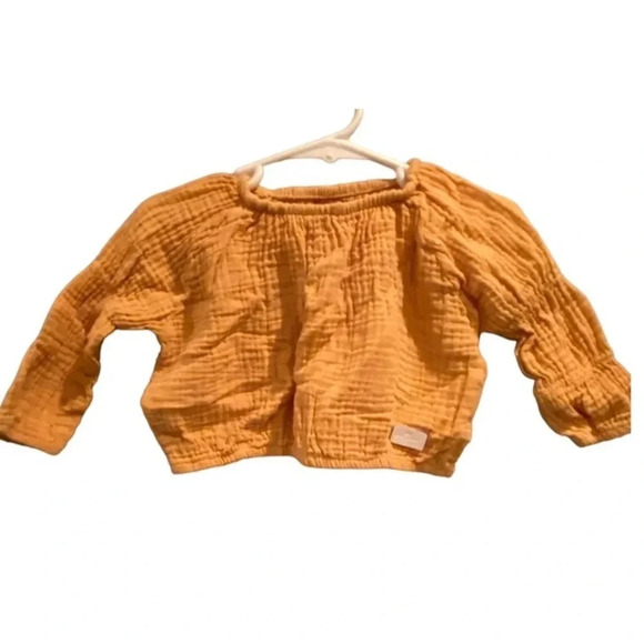 7 FOR ALL MANKIND BABY GIRL TOP SHIRT SIZE 12 MONTHS MTHS - Picture 1 of 4